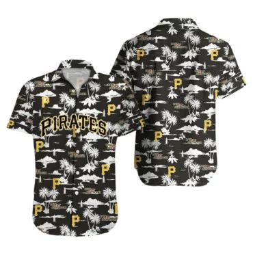 Pittsburgh Pirates Palm Island Hawaiian - Adult & Kids T-Shirts, Sweatshirts & Hoodies apparel design preview 1