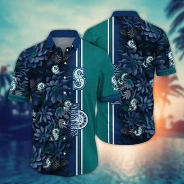 Seattle Mariners Pacific Paradise Hawaiian - Adult & Kids T-Shirts, Sweatshirts & Hoodies apparel design preview 1
