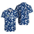 Tampa Bay Rays Blue Palm Paradise Hawaiian - Adult & Kids T-Shirts, Sweatshirts & Hoodies apparel design preview 1