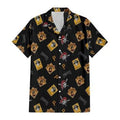Pittsburgh Pirates Classic Logo Collage Hawaiian - Adult & Kids T-Shirts, Sweatshirts & Hoodies apparel design preview 1