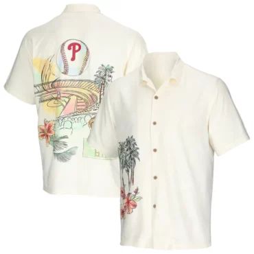 Philadelphia Phillies Stadium Scene Hawaiian - Adult & Kids T-Shirts, Sweatshirts & Hoodies apparel design preview 1