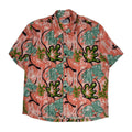 Kalakaua Floral Hawaiian Medium Pink Cotton - Adult & Kids T-Shirts, Sweatshirts & Hoodies apparel design preview 1