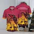 Arizona Cardinals Hawaiian Flamingo Paradise Design - Adult & Kids T-Shirts, Sweatshirts & Hoodies apparel design preview 1