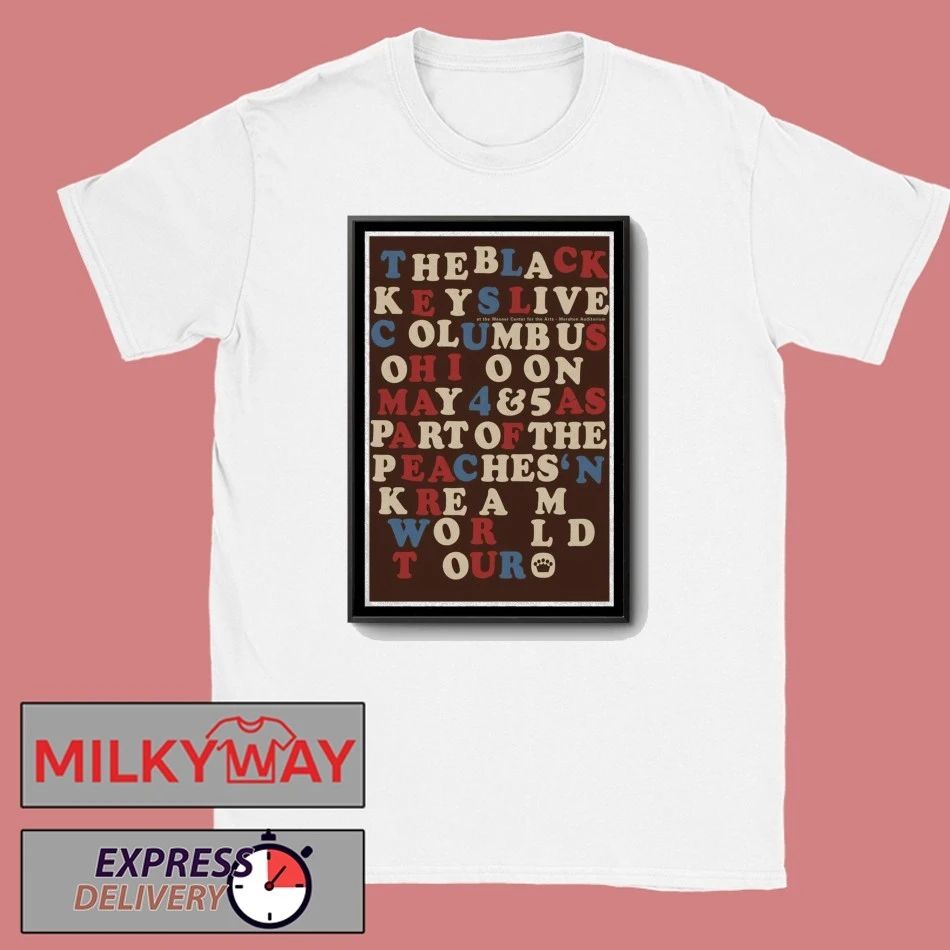 The Black Keys May 4-5, 2026 Mershon Auditorium - Adult & Kids T-Shirts, Sweatshirts & Hoodies apparel design preview 1