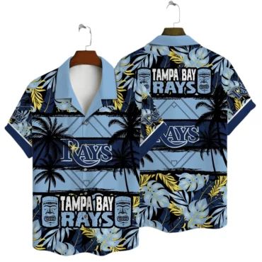 Tampa Bay Rays Palm Paradise Hawaiian - Adult & Kids T-Shirts, Sweatshirts & Hoodies apparel design preview 1