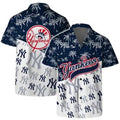 New York Yankees Coastal Logo Hawaiian - Adult & Kids T-Shirts, Sweatshirts & Hoodies apparel design preview 1