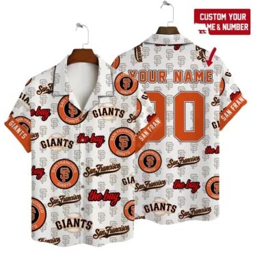 San Francisco Giants Bay Pride Custom Hawaiian - Adult & Kids T-Shirts, Sweatshirts & Hoodies apparel design preview 1