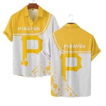 Pittsburgh Pirates Vintage Logo Hawaiian - Adult & Kids T-Shirts, Sweatshirts & Hoodies apparel design preview 1