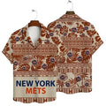 New York Mets Coastal Retreat Hawaiian - Adult & Kids T-Shirts, Sweatshirts & Hoodies apparel design preview 1