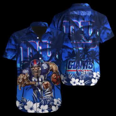 Personalized New York Giants Ocean Drive Hawaiian - Adult & Kids T-Shirts, Sweatshirts & Hoodies apparel design preview 1