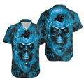 Carolina Panthers Skull Storm Hawaiian - Adult & Kids T-Shirts, Sweatshirts & Hoodies apparel design preview 1