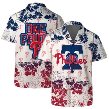 Philadelphia Phillies One Pride Hawaiian - Adult & Kids T-Shirts, Sweatshirts & Hoodies apparel design preview 1