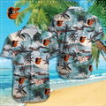 Baltimore Orioles Aloha Beach Hawaiian - Adult & Kids T-Shirts, Sweatshirts & Hoodies apparel design preview 1