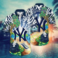 New York Yankees Sunset Surf Bug Hawaiian - Adult & Kids T-Shirts, Sweatshirts & Hoodies apparel design preview 1