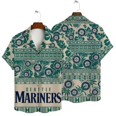 Seattle Mariners Tropical Palms Hawaiian - Adult & Kids T-Shirts, Sweatshirts & Hoodies apparel design preview 1
