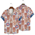 Chicago Cubs Retro Tiki Hawaiian - Adult & Kids T-Shirts, Sweatshirts & Hoodies apparel design preview 1