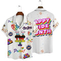 New York Mets Happy Pride Month Hawaiian - Adult & Kids T-Shirts, Sweatshirts & Hoodies apparel design preview 1