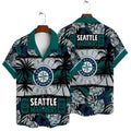 Seattle Mariners Sunset Shores Hawaiian - Adult & Kids T-Shirts, Sweatshirts & Hoodies apparel design preview 1