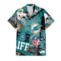 Miami Dolphins Hawaiian For Life 570815 - Adult & Kids T-Shirts, Sweatshirts & Hoodies apparel design preview 1