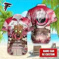 Personalized Atlanta Falcons Tropical Groot Hawaiian - Adult & Kids T-Shirts, Sweatshirts & Hoodies apparel design preview 1