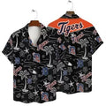 Detroit Tigers Island Vibes Hawaiian - Adult & Kids T-Shirts, Sweatshirts & Hoodies apparel design preview 1