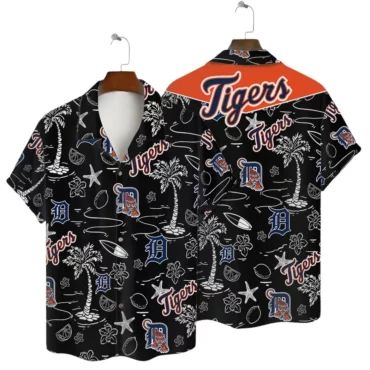 Detroit Tigers Island Vibes Hawaiian - Adult & Kids T-Shirts, Sweatshirts & Hoodies apparel design preview 1