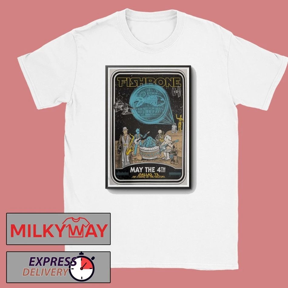 May 4 2026 FISHBONE Poster Dallas TX TOUR - Adult & Kids T-Shirts, Sweatshirts & Hoodies apparel design preview 1