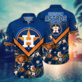 Houston Astros Floral Elegance Hawaiian - Adult & Kids T-Shirts, Sweatshirts & Hoodies apparel design preview 1