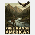 Free Range American - Adult & Kids T-Shirts, Sweatshirts & Hoodies apparel design preview 1
