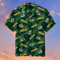 Green Bay Packers Hawaiian Classic Pattern 194579 - Adult & Kids T-Shirts, Sweatshirts & Hoodies apparel design preview 1