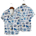 Kansas City Royals Classic Baseball Icons Hawaiian - Adult & Kids T-Shirts, Sweatshirts & Hoodies apparel design preview 1