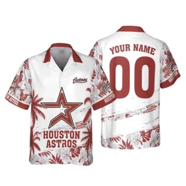 Personalized Houston Astros Tropical Island Hawaiian - Adult & Kids T-Shirts, Sweatshirts & Hoodies apparel design preview 1