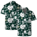 Oakland Athletics Baseball Fever Hawaiian - Adult & Kids T-Shirts, Sweatshirts & Hoodies apparel design preview 1