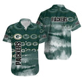 Green Bay Packers Hawaiian Legacy Waves Design 922536 - Adult & Kids T-Shirts, Sweatshirts & Hoodies apparel design preview 1