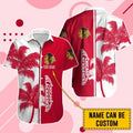 Chicago Blackhawks Palm Paradise Custom Hawaiian - Adult & Kids T-Shirts, Sweatshirts & Hoodies apparel design preview 1