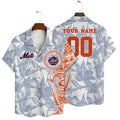 New York Mets Tropical Game Day Hawaiian - Adult & Kids T-Shirts, Sweatshirts & Hoodies apparel design preview 1