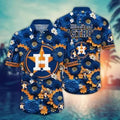 Houston Astros Floral Majesty Hawaiian - Adult & Kids T-Shirts, Sweatshirts & Hoodies apparel design preview 1