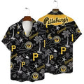 Pittsburgh Pirates Beach Paradise Hawaiian - Adult & Kids T-Shirts, Sweatshirts & Hoodies apparel design preview 1