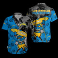 Los Angeles Chargers Tiki Surf Hawaiian - Adult & Kids T-Shirts, Sweatshirts & Hoodies apparel design preview 1