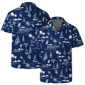 Tampa Bay Rays Nautical Escape Hawaiian - Adult & Kids T-Shirts, Sweatshirts & Hoodies apparel design preview 1