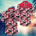 Atlanta Falcons Hawaiian Bold Blooms Design 433290 - Adult & Kids T-Shirts, Sweatshirts & Hoodies apparel design preview 1