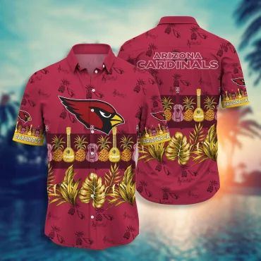 Arizona Cardinals Tropical Melody Hawaiian - Adult & Kids T-Shirts, Sweatshirts & Hoodies apparel design preview 1