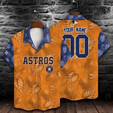 Houston Astros Palm Breeze Custom Hawaiian - Adult & Kids T-Shirts, Sweatshirts & Hoodies apparel design preview 1