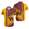 Washington Commanders Bold Streak Hawaiian - Adult & Kids T-Shirts, Sweatshirts & Hoodies apparel design preview 1