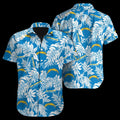 Los Angeles Chargers Hawaiian Tropical Leaf Design - Adult & Kids T-Shirts, Sweatshirts & Hoodies apparel design preview 1