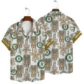 Oakland Athletics Tropical Tiki Hawaiian - Adult & Kids T-Shirts, Sweatshirts & Hoodies apparel design preview 1