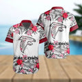 Atlanta Falcons Tropical Bloom Hawaiian - Adult & Kids T-Shirts, Sweatshirts & Hoodies apparel design preview 1