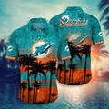 Miami Dolphins Hawaiian Sunset Dream Design 785374 - Adult & Kids T-Shirts, Sweatshirts & Hoodies apparel design preview 1