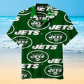 New York Jets Bold Logo Hawaiian - Adult & Kids T-Shirts, Sweatshirts & Hoodies apparel design preview 1