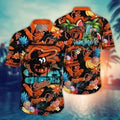 Baltimore Orioles Summer Paradise Hawaiian - Adult & Kids T-Shirts, Sweatshirts & Hoodies apparel design preview 1